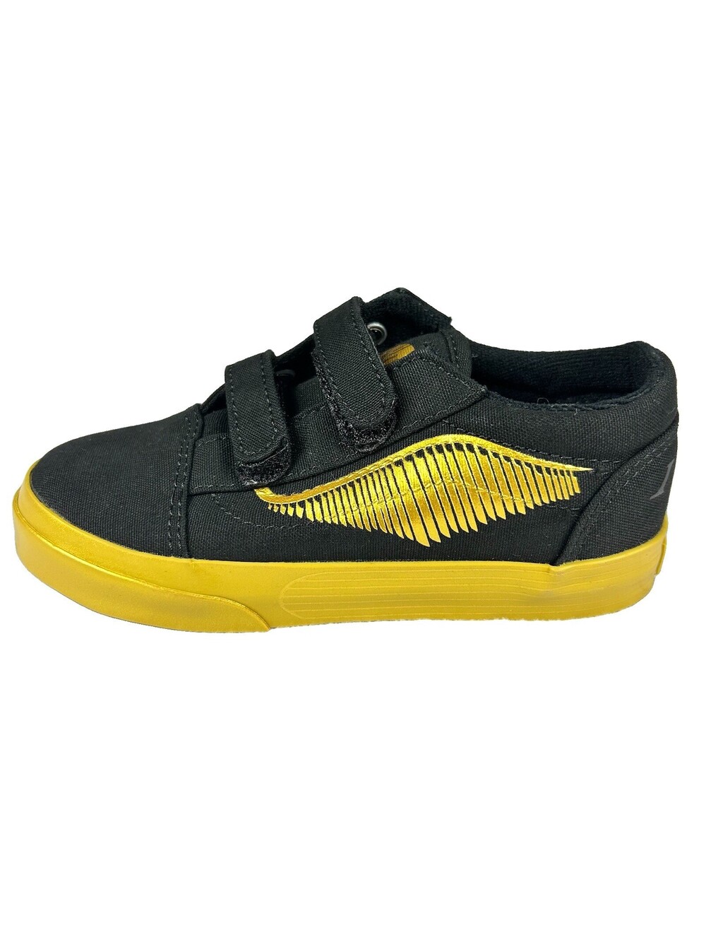 VANS Old Skool X Harry Potter Golden Snitch Sneakers Size 10T Black Gold New